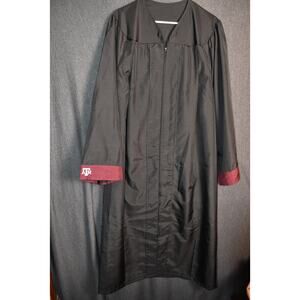 Texas A&M Graduation Gown University Aggies Zippered 50" Long